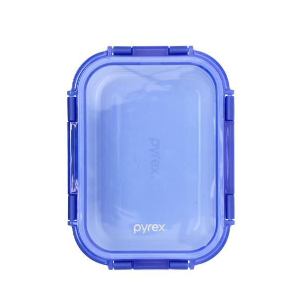 Lock N Store Rectangle Container with Blue Lid  640ml
