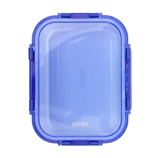 Lock N Store Rectangle Container with Blue Lid  1.05L