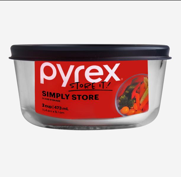 Simply Store 2 Cup Round Blue Lid