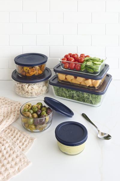 Simply Store 2 Cup Round Blue Lid