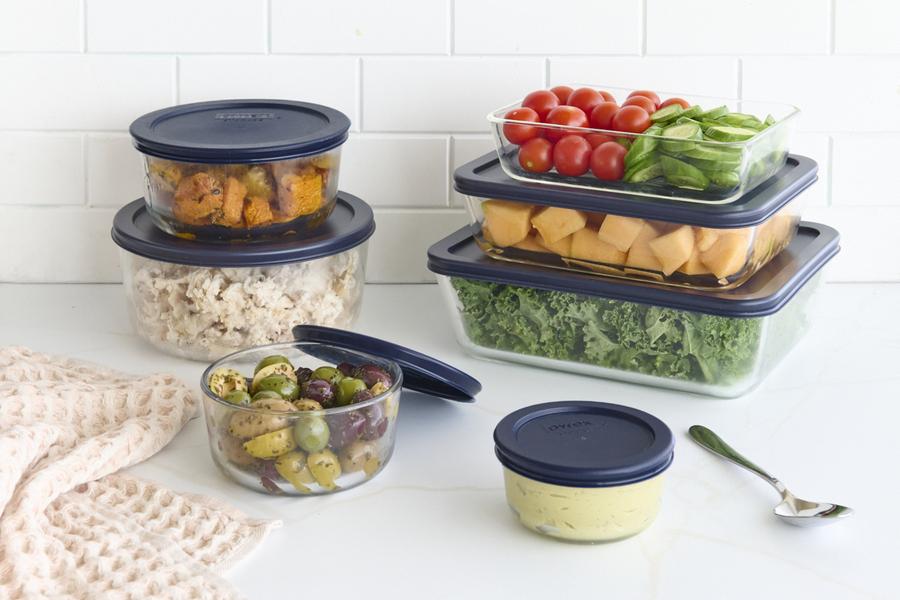 Simply Store 4 Cup Round Blue Lid