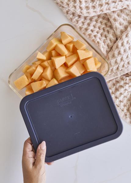 Simply Store 6 Cup Rectangle Blue Lid