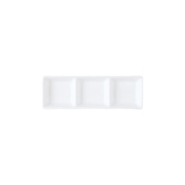 Chelsea Sauce Dish 3 Compartments 185x60mm (41/3805)