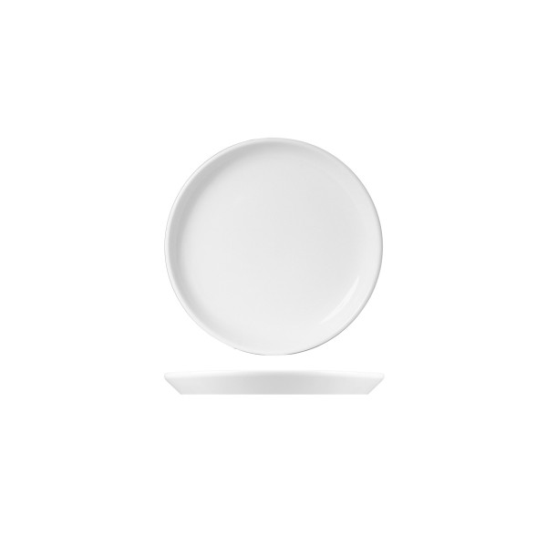 White Album Round Flared Coupe Plate 24cm