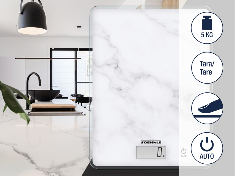 Digital Kitchen Scale Page Compact 300 Marble