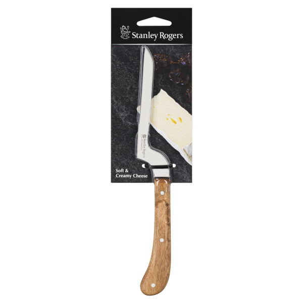 Pistol Grip Acacia Long Soft Cheese Knife