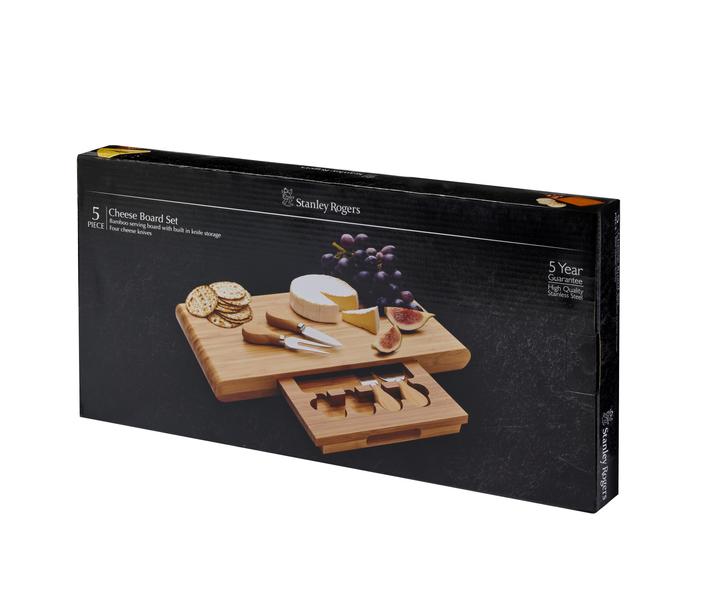 Bamboo 5pc Cheese Set