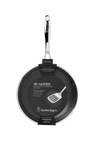 Matrix Stainless Steel Frypan 28cm