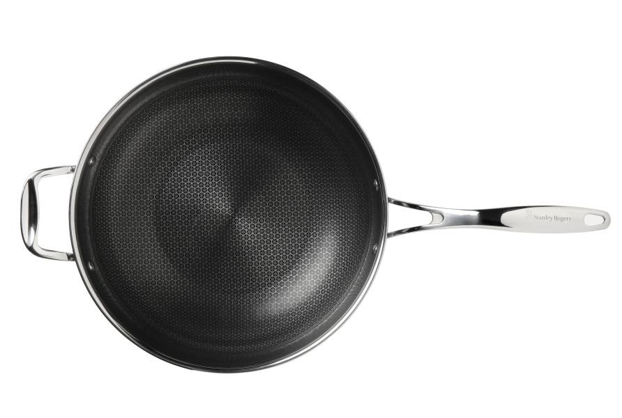 Matrix Stainless Steel Wok Pan 32cm