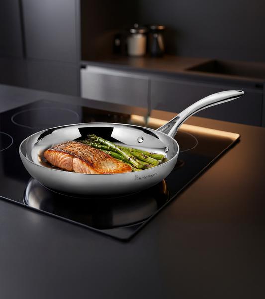 Helix Tri-Ply Stainless Steel Frypan 24cm