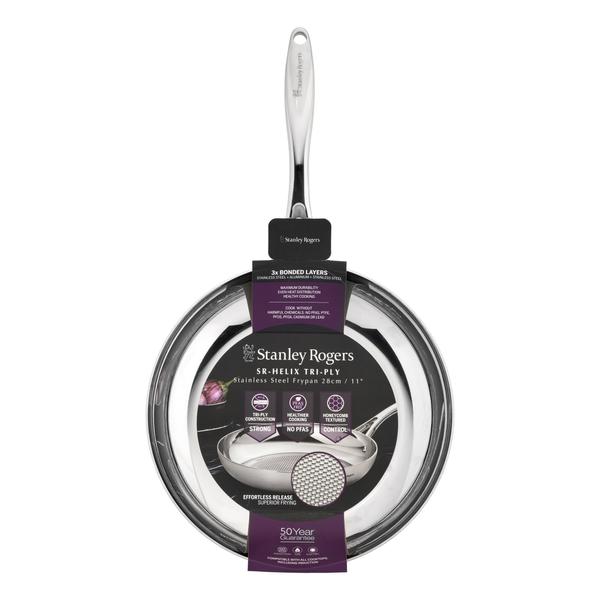 Helix Tri-Ply Stainless Steel Frypan 28cm