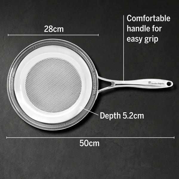 Helix Tri-Ply Stainless Steel Frypan 28cm