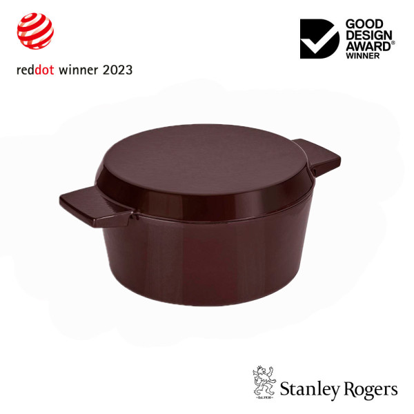 Cast Iron French Oven Bordeaux 24cm