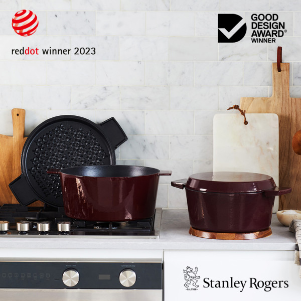 Cast Iron French Oven Bordeaux 24cm