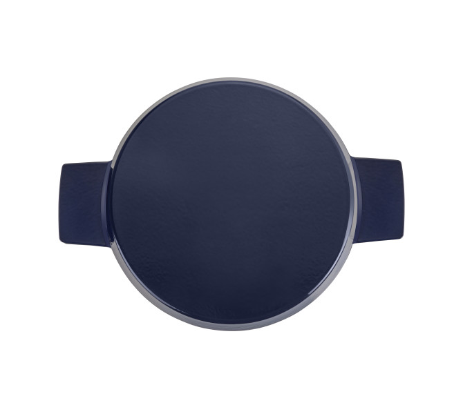 Cast Iron French Oven Mid Blue 24cm