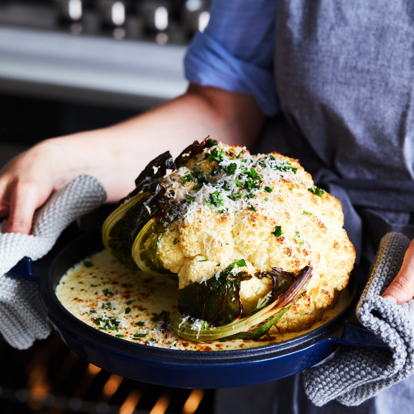 Cast Iron French Oven Mid Blue 24cm