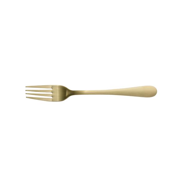 12 Pack Luxor Champagne Satin Dessert Fork 183mm