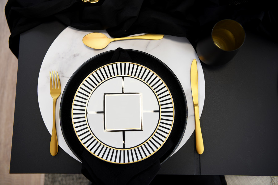 Soho Gold Dessert Fork 12 Pack