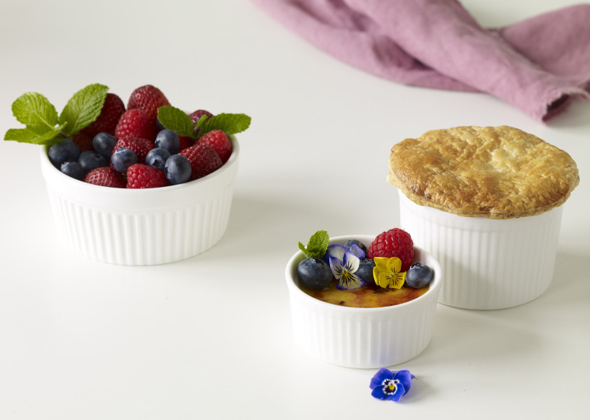 Banquet Souffle Dish White 90x43mm