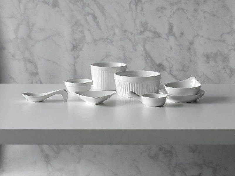 Banquet Souffle Dish White 100x65mm