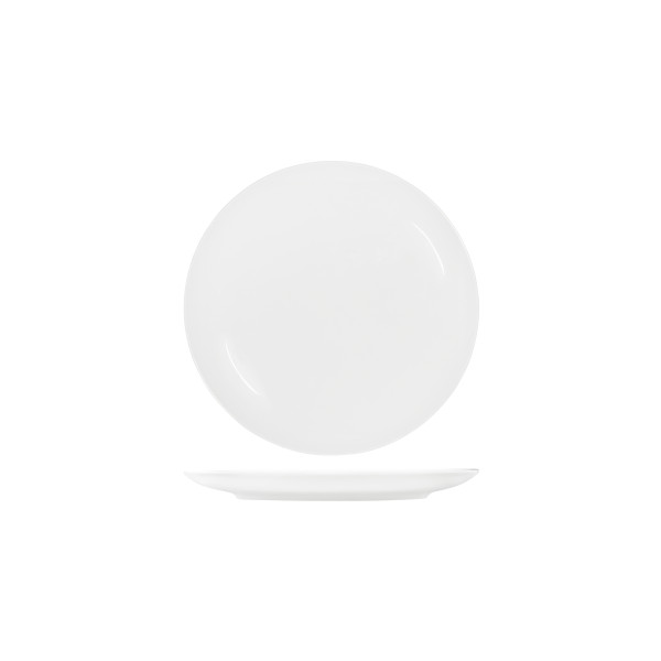 White Round Plate Coupe Shape-260mm
