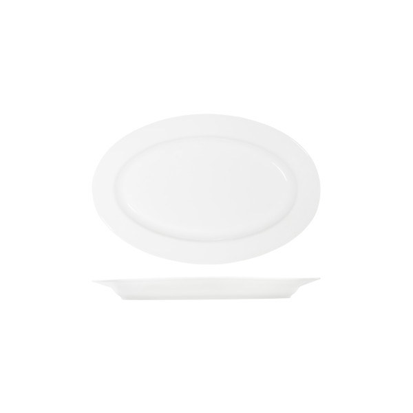 Core Oval Wide Rim Platter 355x240mm
