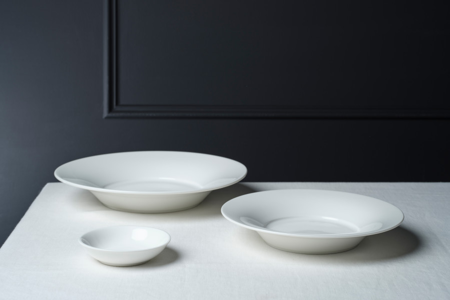 White Noodle Soup Bowl 175x85mm