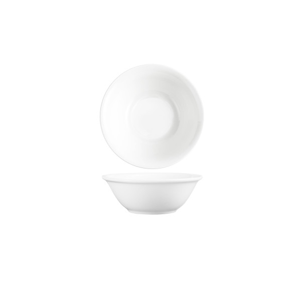White Banquet Round Salad Bowl 130mm