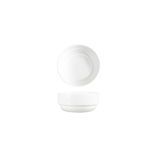 White Banquet Oatmeal Bowl Stack 110x50mm