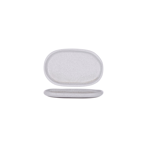 Naturals Ash Grey Oval Plate 210x135x20mm