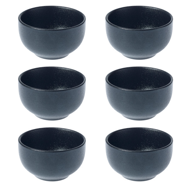 Black Round Bowl 12.5X7cm