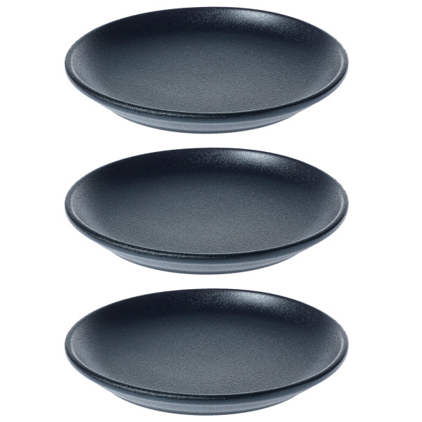 Black Coupe Plate 24cm