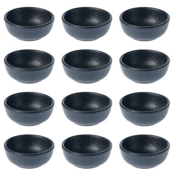Black Sauce Dish 8X3.2cm