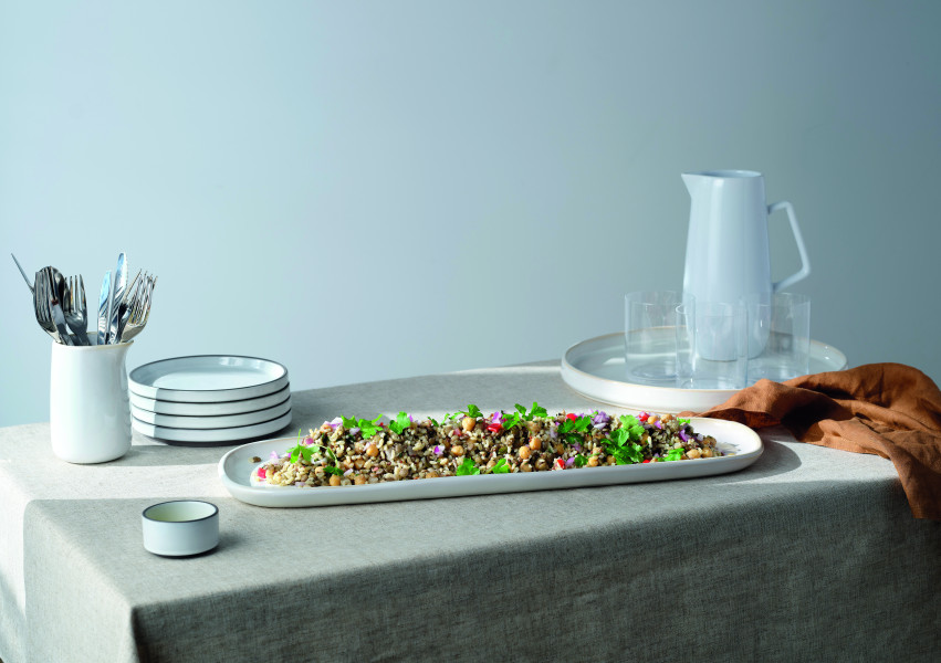 Urban Serve Oval Irregular Large 535x185mm White