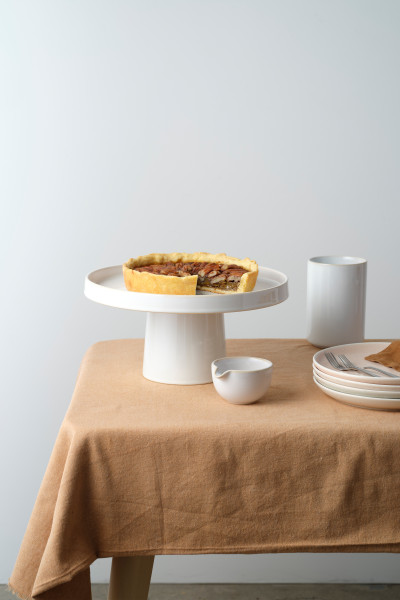 Urban Serve Pedestal Plate 290x147mm White