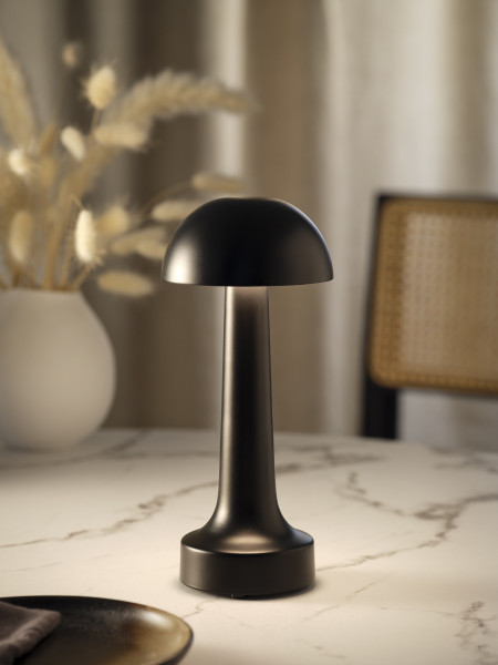 Ambience Thea Cordless LED Table Lamp Oxide Black