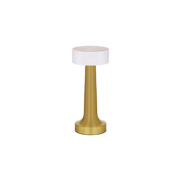 Ambience Aura Cordless LED Table Lamp Brushed Brass