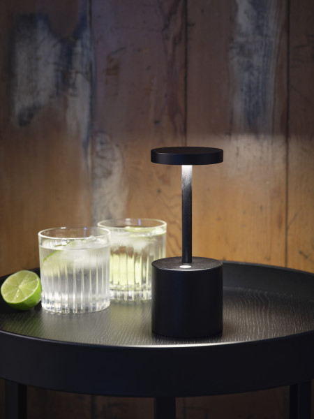 Ambience Charlotte Cordless LED Table Lamp Oxide Black