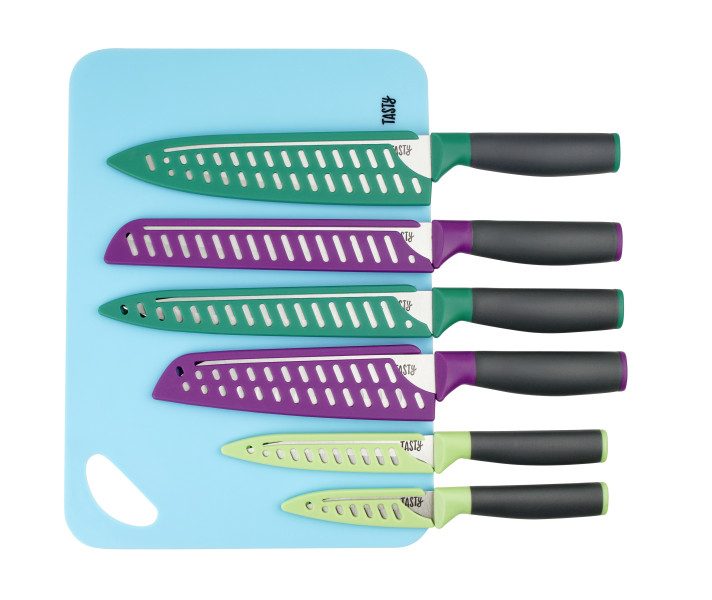 13 Piece Knife Set with Cutting Mat