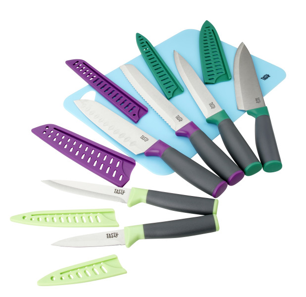 13 Piece Knife Set with Cutting Mat