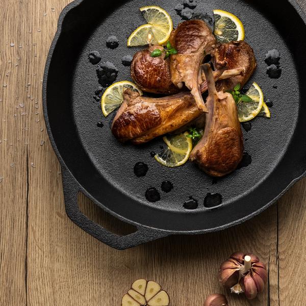 Pre-Seasoned Cast Iron Skillet Pan 30cm 3.1l