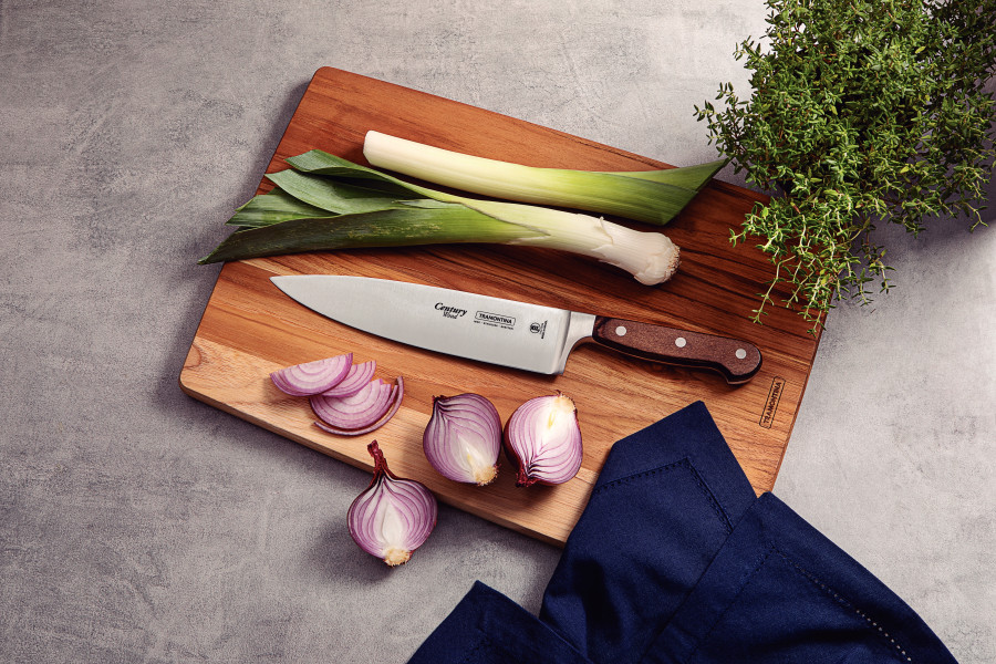 Century Wood Chefs Knife 8", 20cm