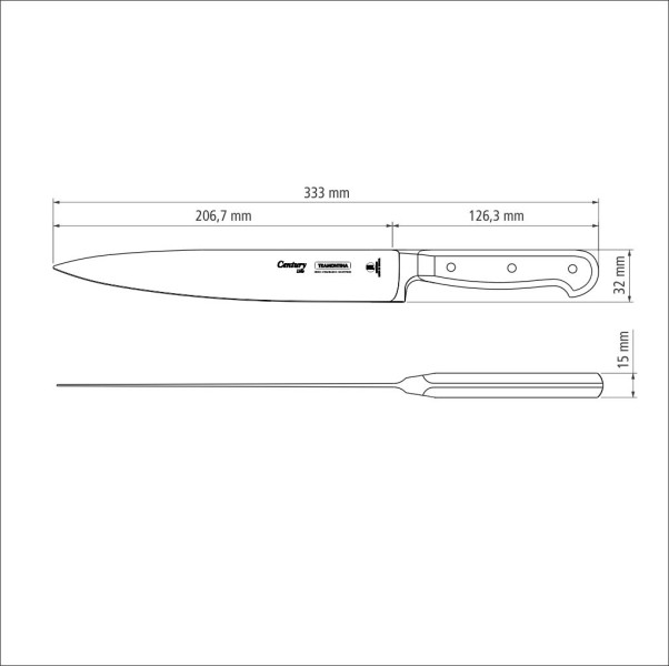 Century Forged Carving Knife  8", 20cm