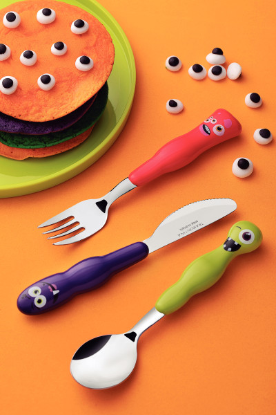 Children's Monster Cutlery 3 Piece Set
