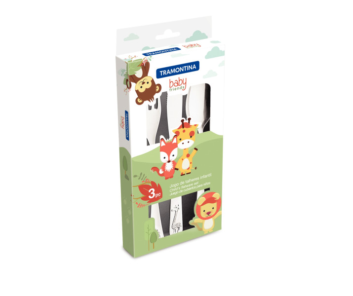 Baby Friends Childrens Cutlery 3 Piece Set