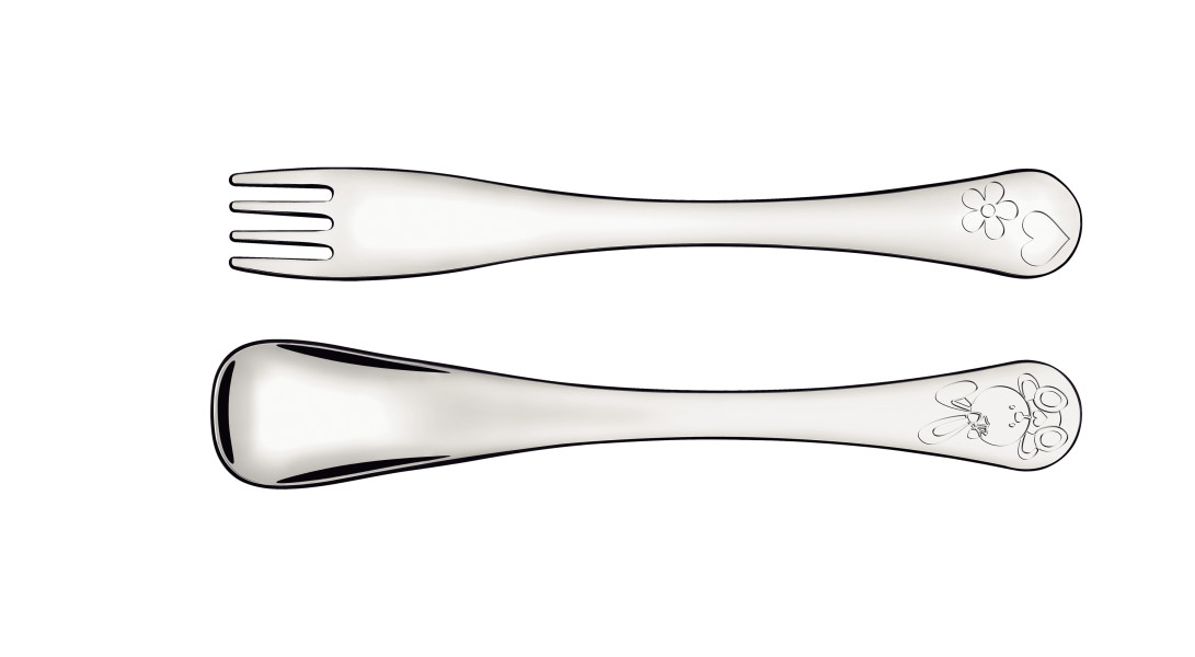 Le Petit Girls Cutlery 2 Piece Set