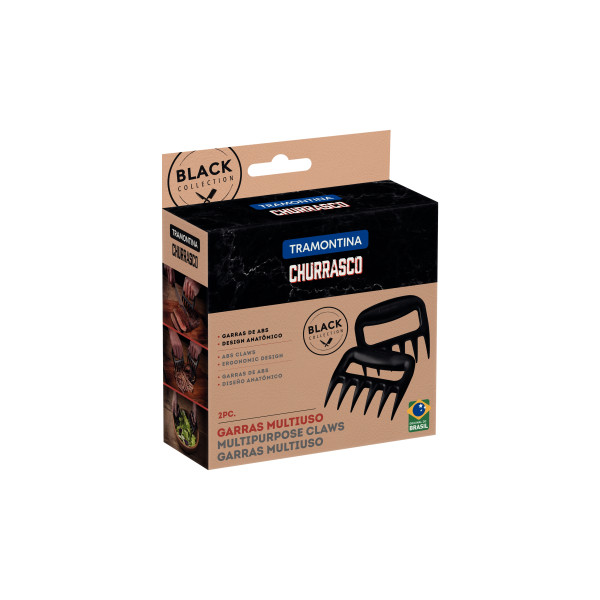 Churrasco Black Barbecue ABS Claws 2 Piece