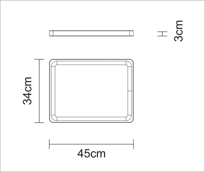 Teak Chopping Board 46x35.5cm
