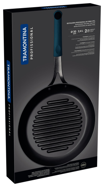 Professional Induction Iron Skillet Grill 30cm 2.4l