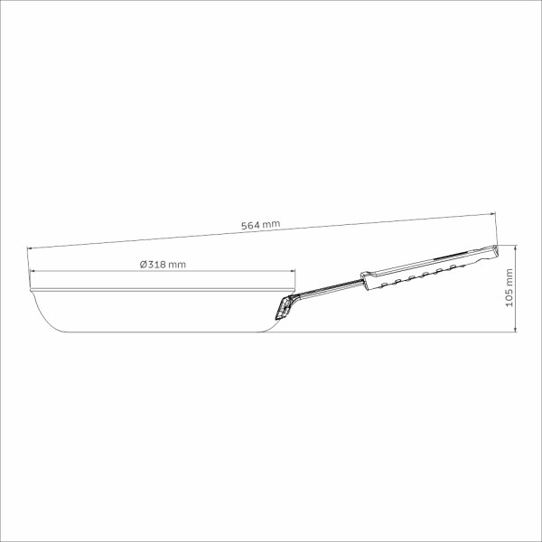 Professional Aluminum Nonstick Restaurant Fry Pan 30cm - *Worlds Best